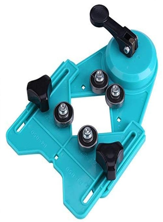 ARUDIP Drill Bit Hole Saw Guide Jig 4Mm-80mm | Adjustable Punch Locator Hole Saw Guide Jig Fixture with Vacuum Suction Base - Image 1